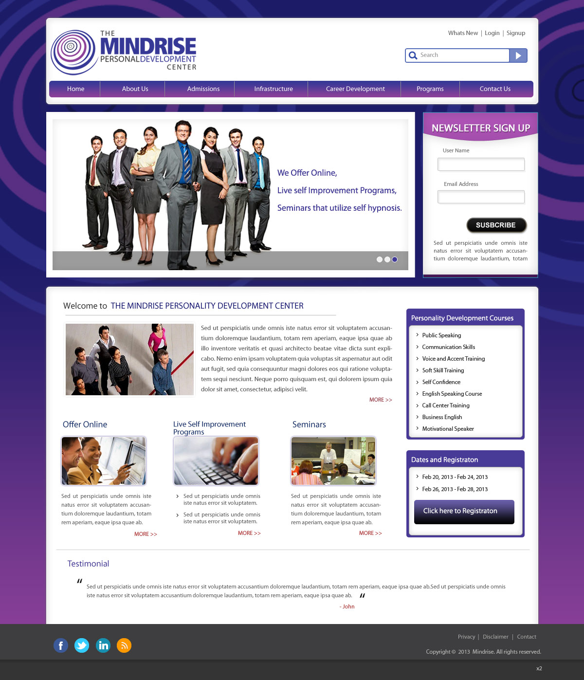 Wordpress Design by pb for this project | Design #1478620