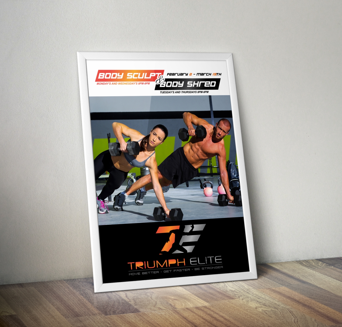 Poster Design by cb1318 for Triumph Elite | Design #5278663