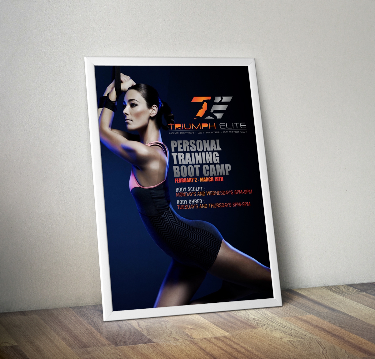 Poster Design by cb1318 for Triumph Elite | Design #5278787