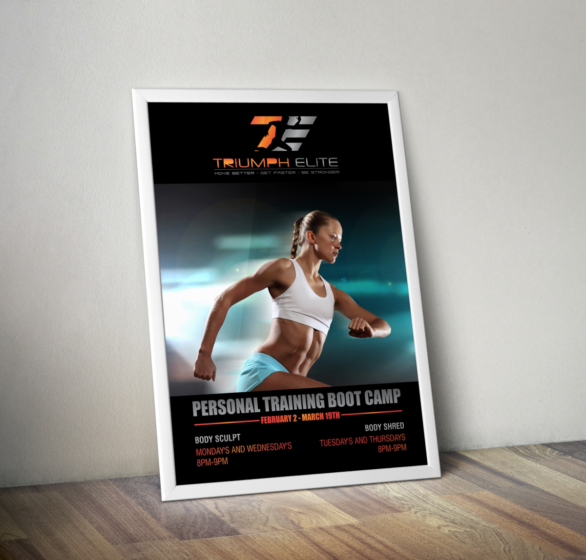 Poster Design by cb1318 for Triumph Elite | Design #5278856