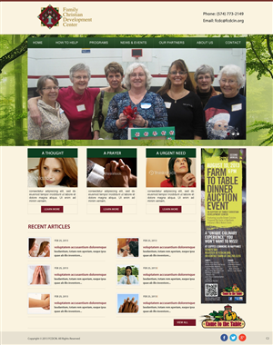 Web Design by pb for Heartfelt Creations | Design: #1507009