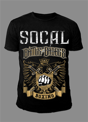 So Cal Battle of the Badges | T-shirt Design by steve13