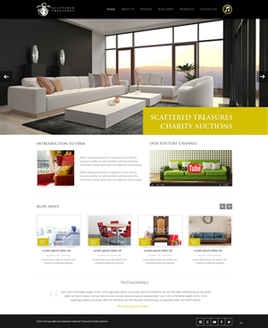 Web Design by pb for Scattered Treasures | Design: #5283447