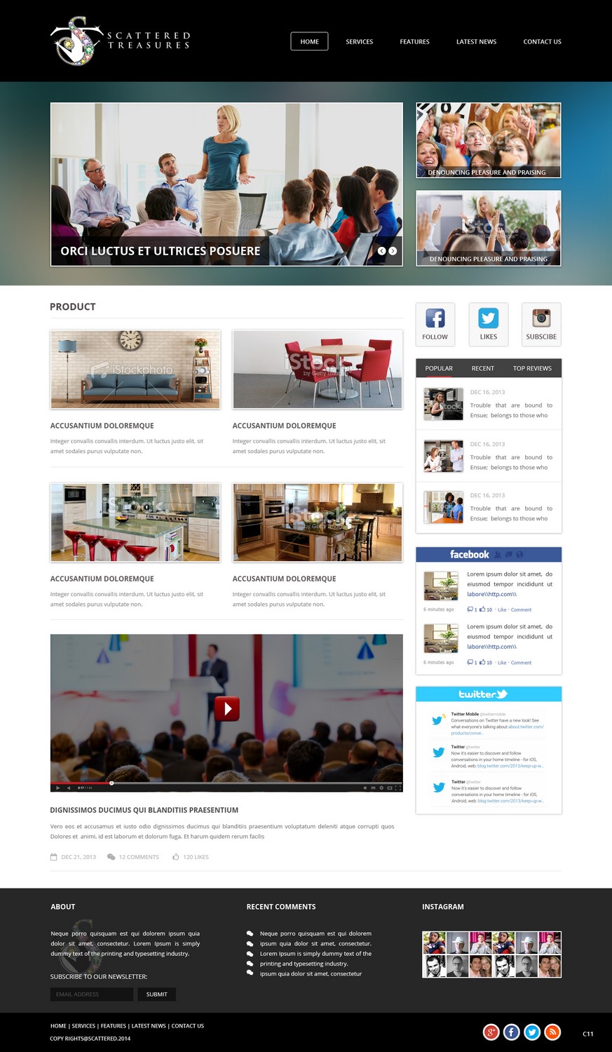 Web Design by pb for Scattered Treasures | Design #5283472