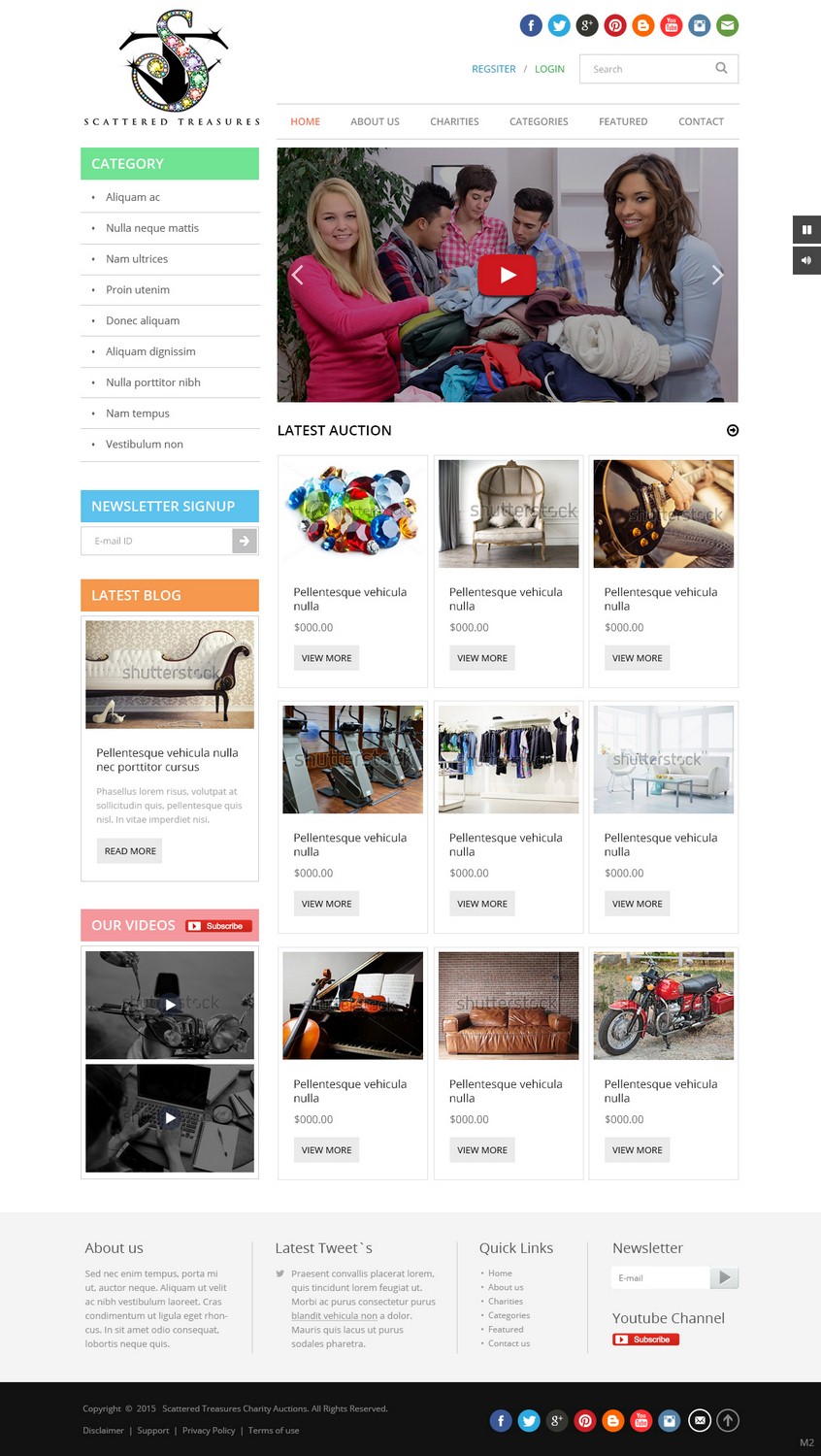 Web Design by pb for Scattered Treasures | Design #5283478