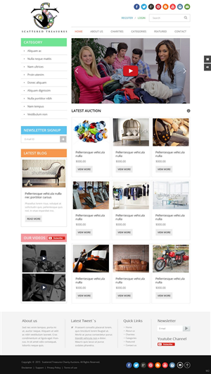 Web Design by pb for Scattered Treasures | Design: #5283478
