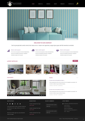 Web Design by pb for Scattered Treasures | Design: #5294493