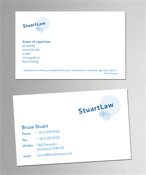 Business Card Design by SJS Graphic Design Works for this project | Design #5336725