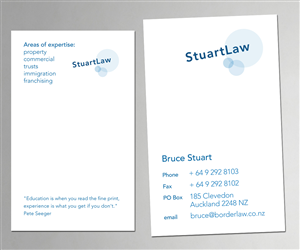 Business Card Design by SJS Graphic Design Works for this project | Design: #5336754
