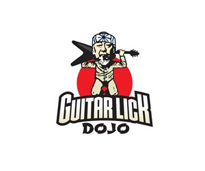 Guitar Lick Dojo | Diseño de Logo por Buck Tornado