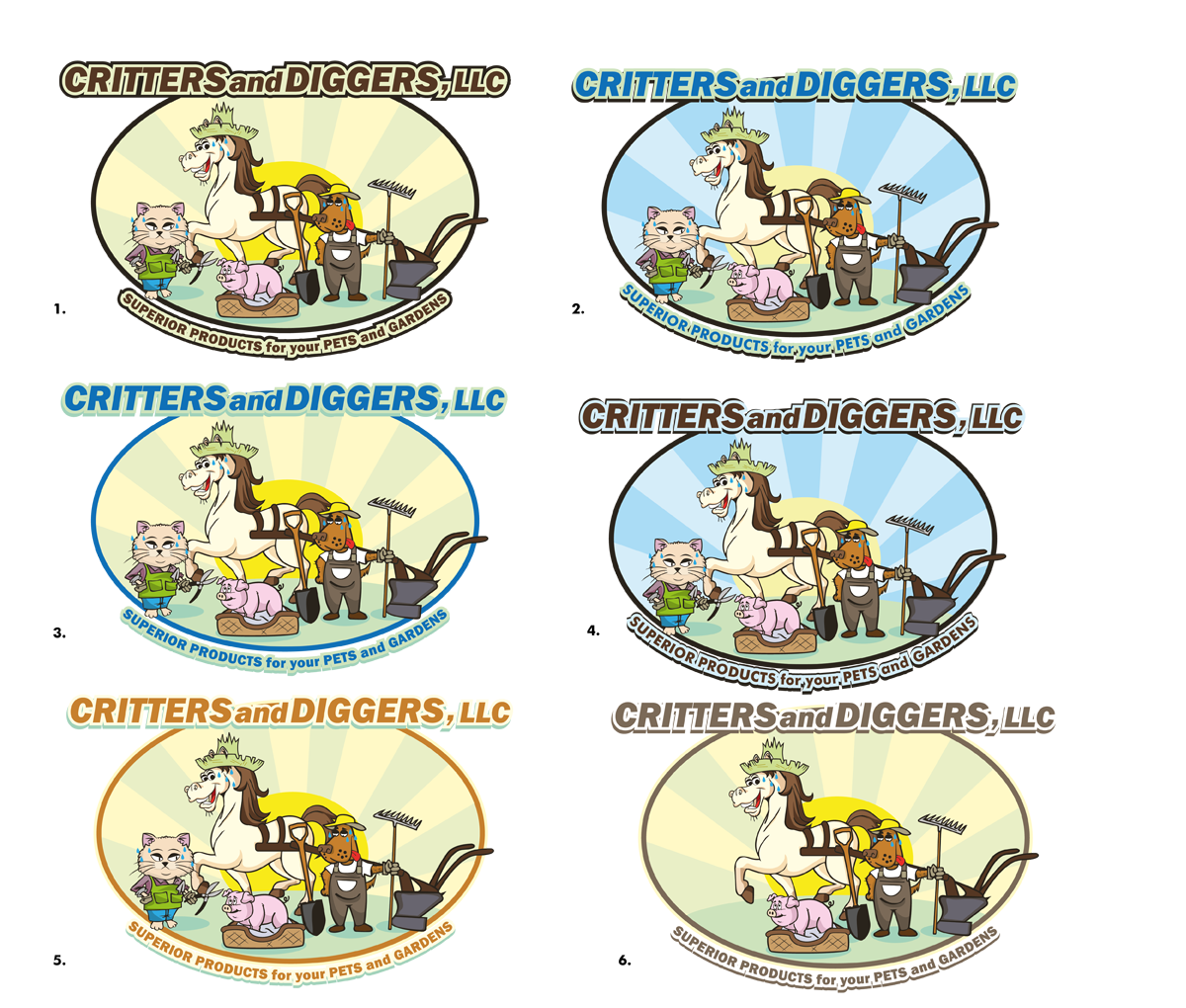 Logo Design by RoobyDesigns for CRITTERSandDIGGERS.COM | Design #5292495