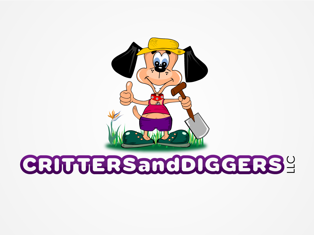 Logo Design by Zain-Ul-Mustafa for CRITTERSandDIGGERS.COM | Design #5313413