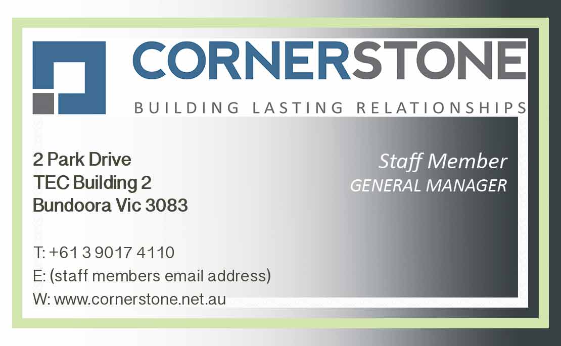 Business Card Design by kerrie.t for Cornerstone Computing | Design #5277536