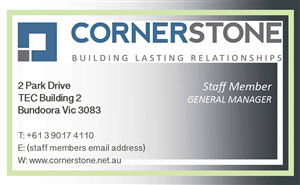 Business Card Design by kerrie.t for Cornerstone Computing | Design #5277536