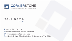 Business Card Design by razamustafaa for Cornerstone Computing | Design: #5327269