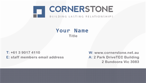 Business Card Design by razamustafaa for Cornerstone Computing | Design: #5327306