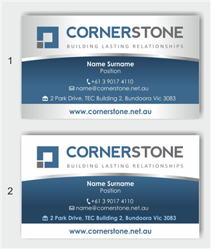 Business Card Design by IneseRo for Cornerstone Computing | Design: #5269117