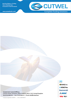 UK Leading HighTech Tooling distributor letterhead | Stationery Design by aneela