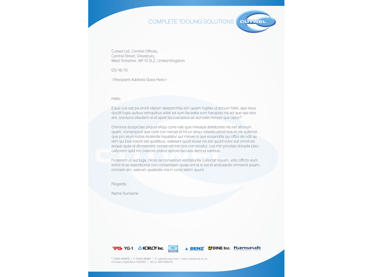 Schreibwaren-Design von LilixDesign für Cutwel Ltd | Design #271932