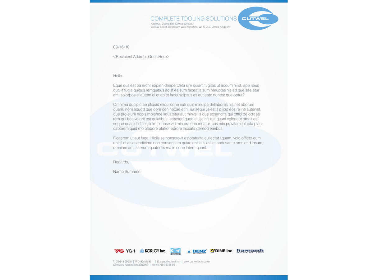 Design de Papeterie par LilixDesign pour Cutwel Ltd | Design #271940