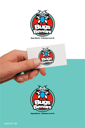 Bugs Hate Us.  Customers Love Us. | Logo Design by SilverFire