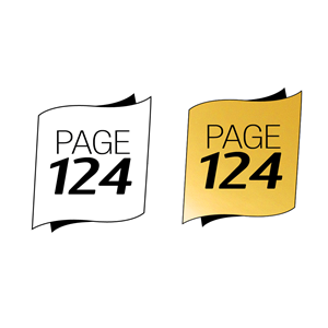 Logo Design by Kevin Lanuk for Page 124 Productions | Design #1494589