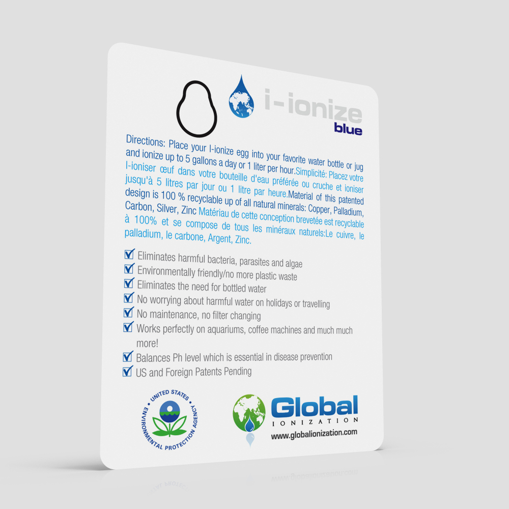 Diseño de Empaque por aayam para Global Ionization Inc. | Diseño #1499235
