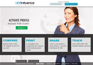 Diseño Gráfico por SJ para HireInfluence, Inc. | Diseño: #1471319