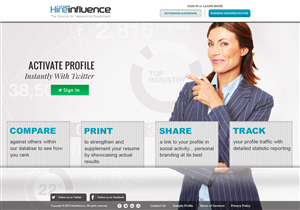 Diseño Gráfico por SJ para HireInfluence, Inc. | Diseño: #1471449