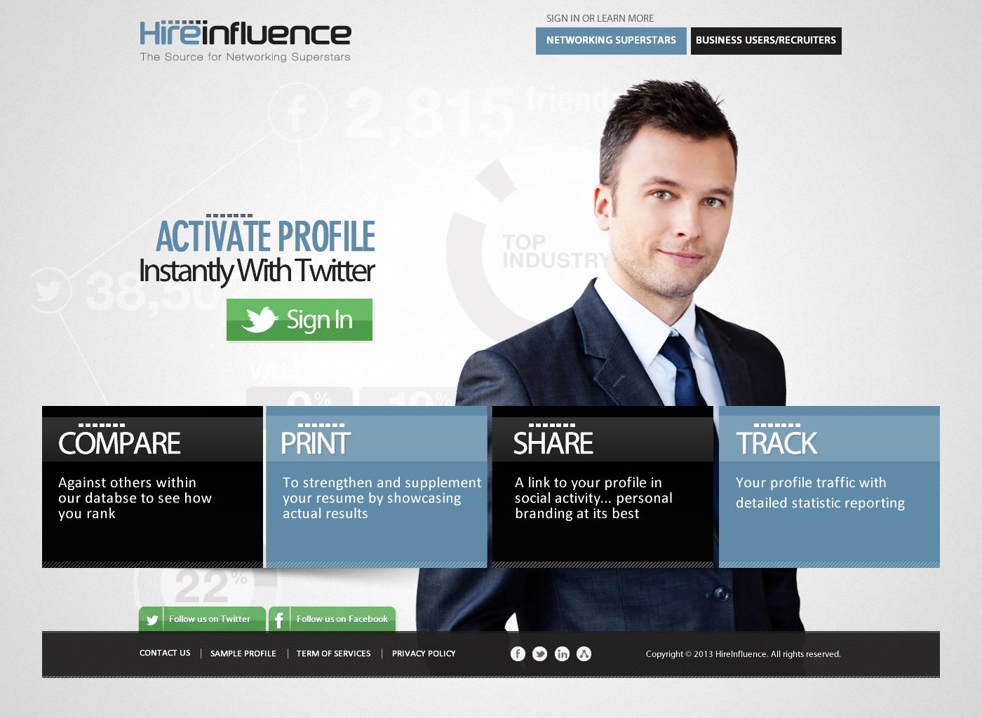 Graphic Design by TechWise for HireInfluence, Inc. | Design #1472004