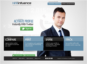 Diseño Gráfico por TechWise para HireInfluence, Inc. | Diseño: #1472004