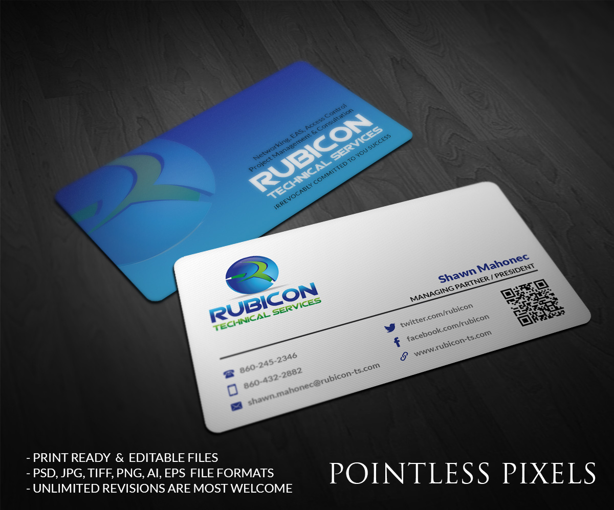 Design de Carte de Visite par Pointless Pixels India pour Mahonec Enterprises | Design #5281762