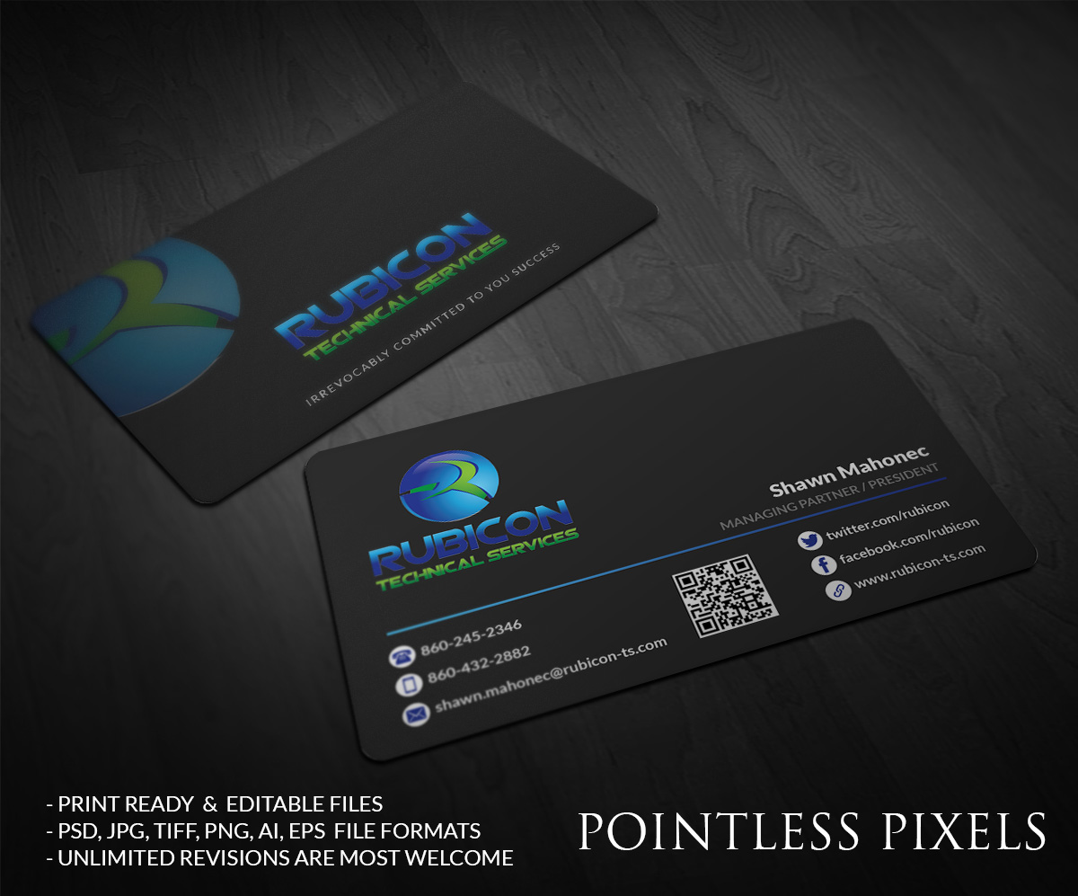 Design de Carte de Visite par Pointless Pixels India pour Mahonec Enterprises | Design #5282089