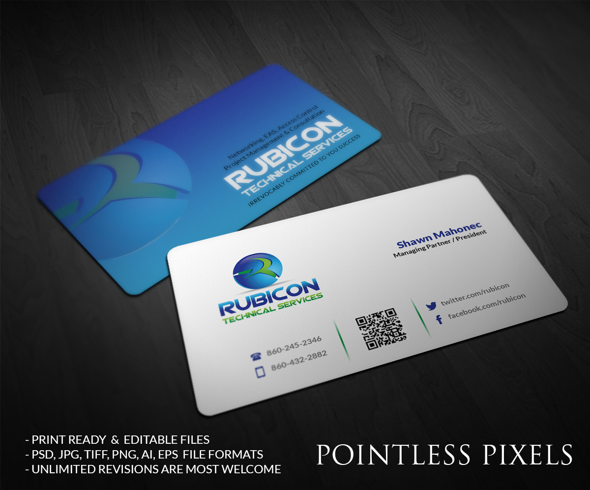 Design de Carte de Visite par Pointless Pixels India pour Mahonec Enterprises | Design #5282206