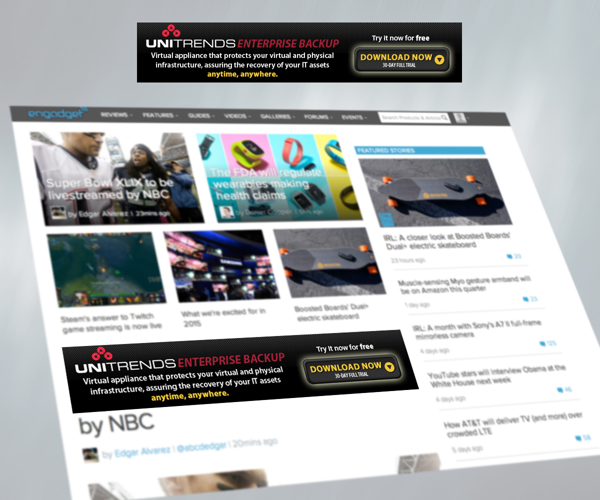 Banner-Design von Hendrik für Unitrends | Design #5311914