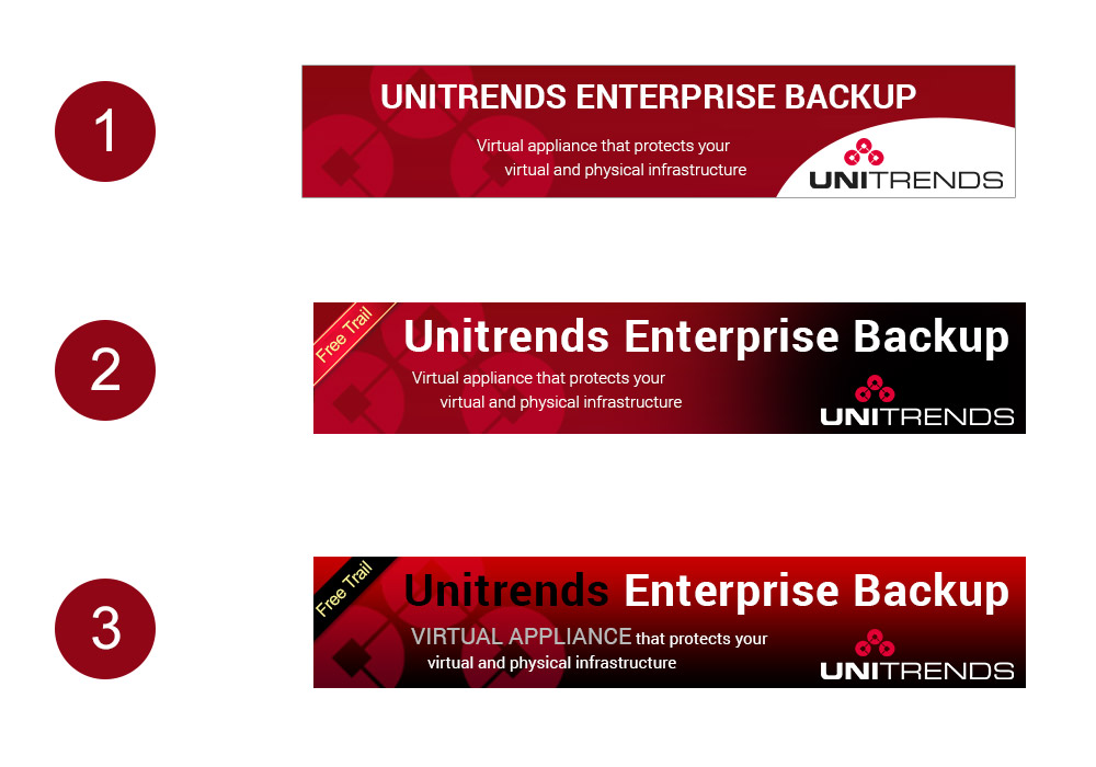 Banner Ad Design by Sunil for Unitrends | Design #5310919