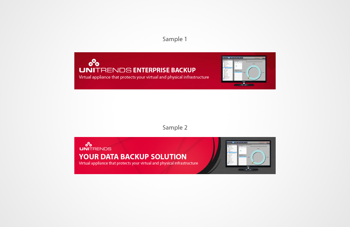 Banner Ad Design by Ovimatic for Unitrends | Design #5311590