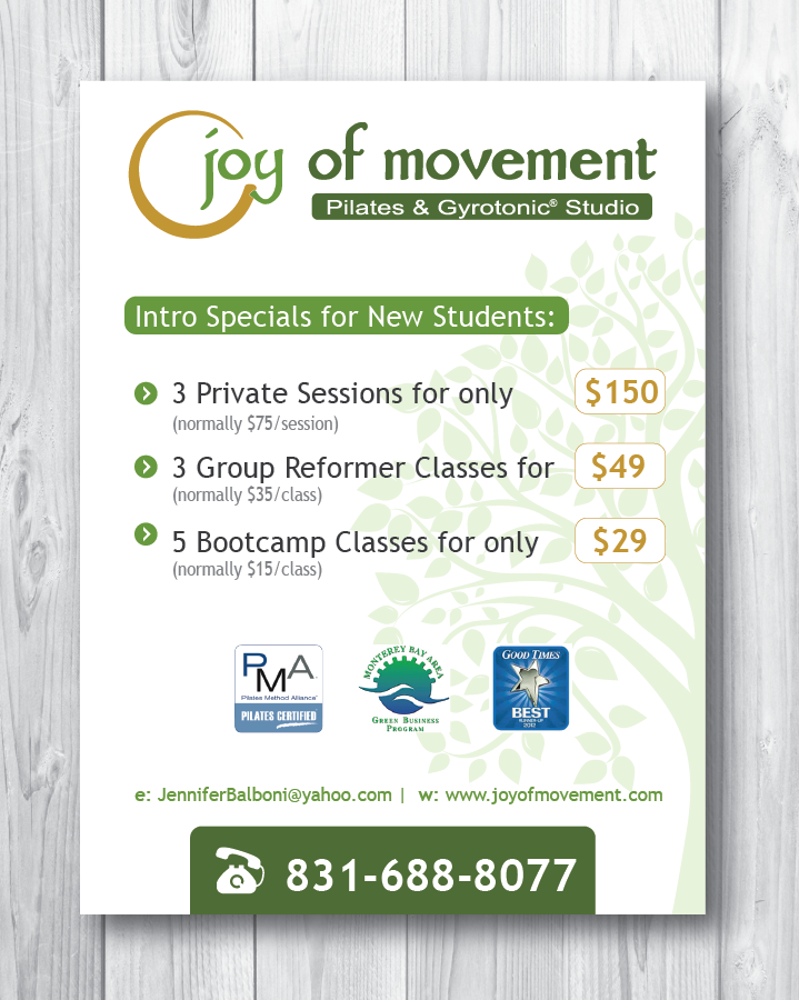 Graphic Design by alex989 for Joy of Movement, LLC | Design #5426062