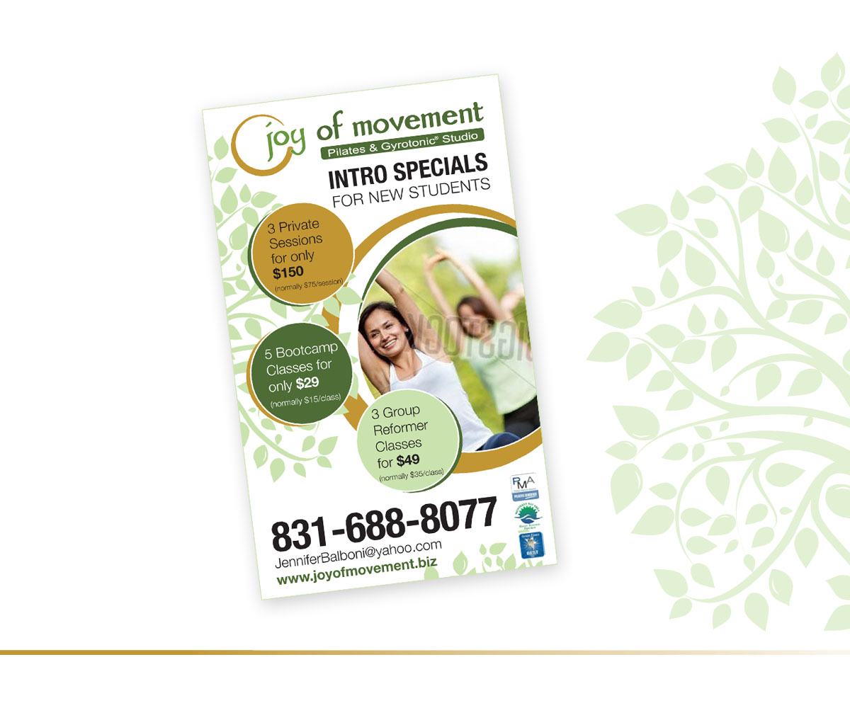 Graphic Design by quiddity for Joy of Movement, LLC | Design #5449621