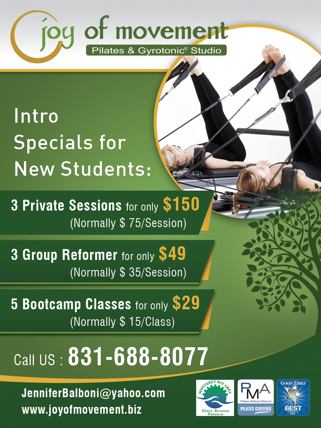 Graphic Design by Akshar Shailesh for Joy of Movement, LLC | Design #5447648