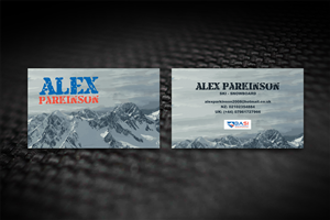 Ski and Snowboard Instructor Business card | Design de Carte de Visite par diRtY.EMM