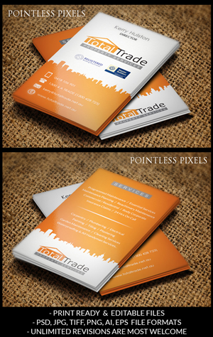 Design de Carte de Visite par Pointless Pixels India pour ce projet | Design : #5295409