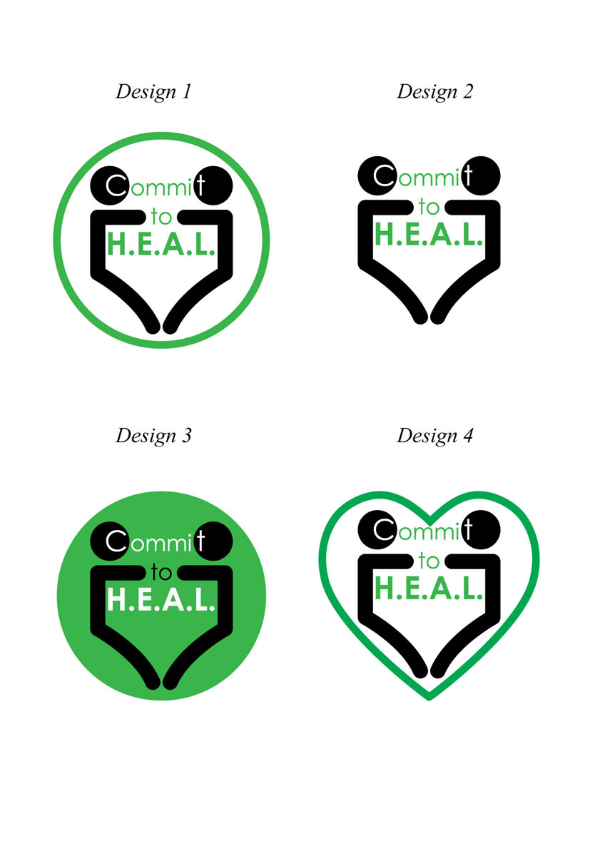 Logo Design by Eaka for Commit to H.E.A.L. | Design #1472661