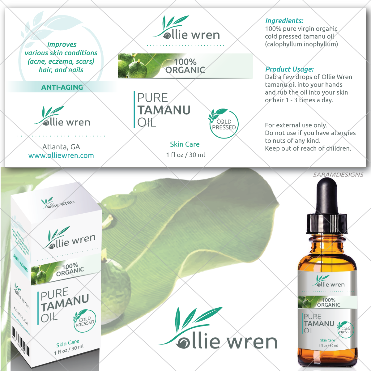 Packaging Design by SaraMDesigns for ToddleGreen LLC | Design #5298604