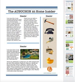Newsletter Design by goodgroundfx