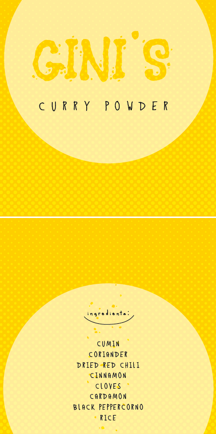 Packaging Design by Ana Bojc for Gini Curry Powder | Design #5348460