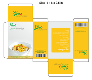 Packaging Design by mohdz AA for Gini Curry Powder | Design #5321342