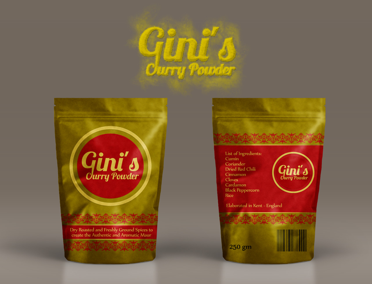 Packaging Design by adandreiz for Gini Curry Powder | Design #5319625