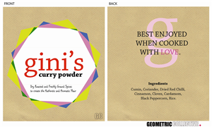 Packaging Design by geometriccollective for Gini Curry Powder | Design #5313372