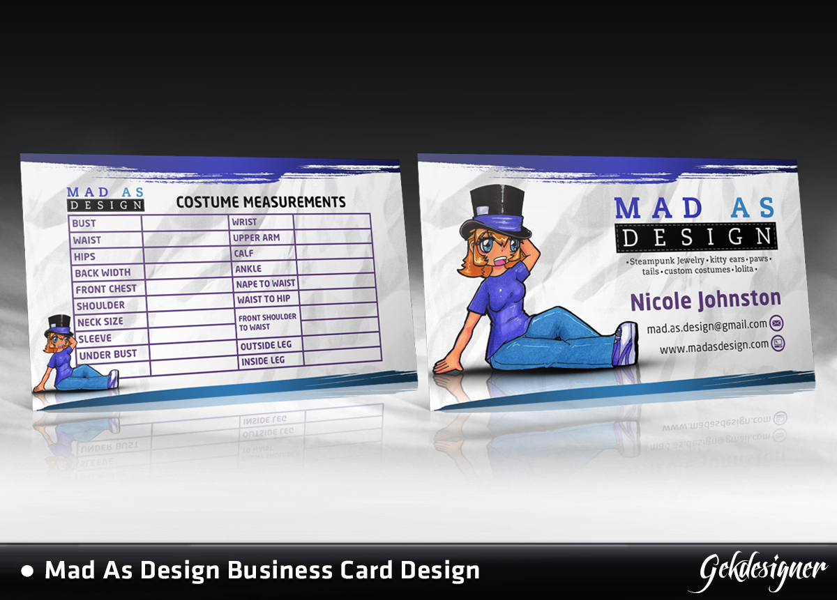 Business Card Design by gekgrfx for this project | Design #1538333